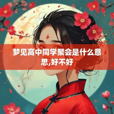 梦见高中同学聚会是什么意思,好不好