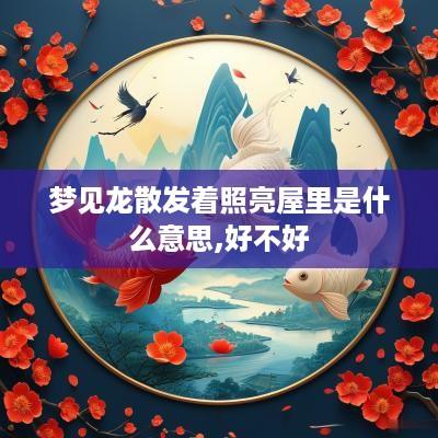 梦见龙散发着照亮屋里是什么意思,好不好