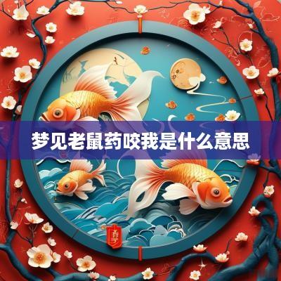 梦见老鼠药咬我是什么意思