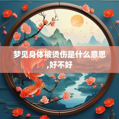 梦见身体被烫伤是什么意思,好不好