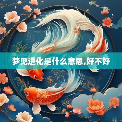 梦见进化是什么意思,好不好