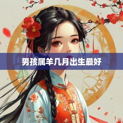 男孩属羊几月出生最好