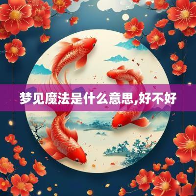 梦见魔法是什么意思,好不好