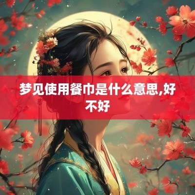 梦见使用餐巾是什么意思,好不好