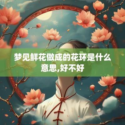 梦见鲜花做成的花环是什么意思,好不好