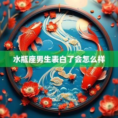 水瓶座男生表白了会怎么样