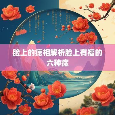 脸上的痣相解析脸上有福的六种痣