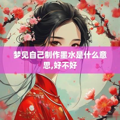 梦见自己制作墨水是什么意思,好不好