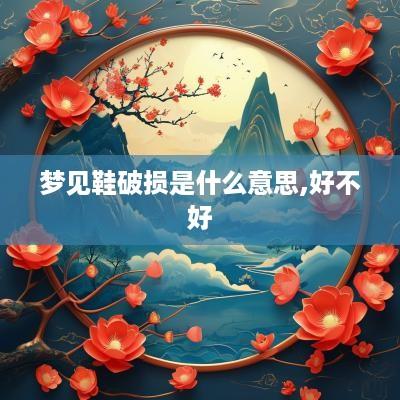 梦见鞋破损是什么意思,好不好