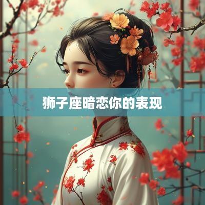 狮子座暗恋你的表现