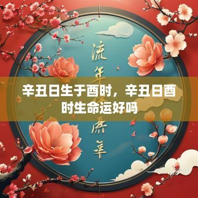 辛丑日生于酉时，辛丑日酉时生命运好吗
