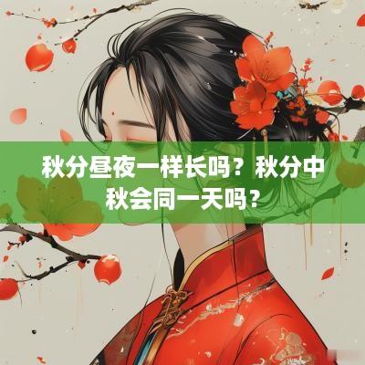 秋分昼夜一样长吗？秋分中秋会同一天吗？