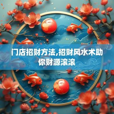 门店招财方法,招财风水术助你财源滚滚