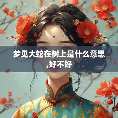 梦见大蛇在树上是什么意思,好不好