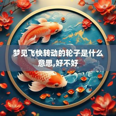 梦见飞快转动的轮子是什么意思,好不好