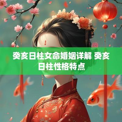 癸亥日柱女命婚姻详解 癸亥日柱性格特点