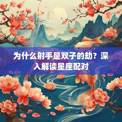 为什么射手是双子的劫？深入解读星座配对