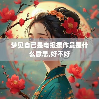 梦见自己是电报操作员是什么意思,好不好