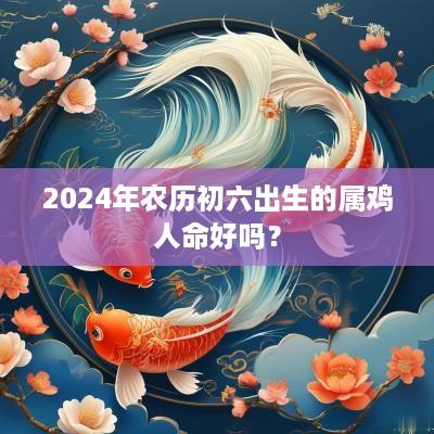 2025年农历初六出生的属鸡人命好吗？