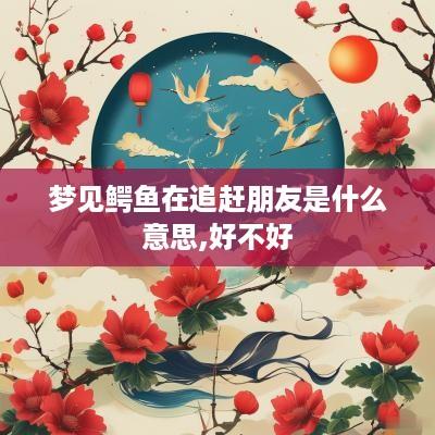 梦见鳄鱼在追赶朋友是什么意思,好不好