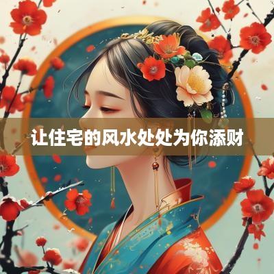 让住宅的风水处处为你添财