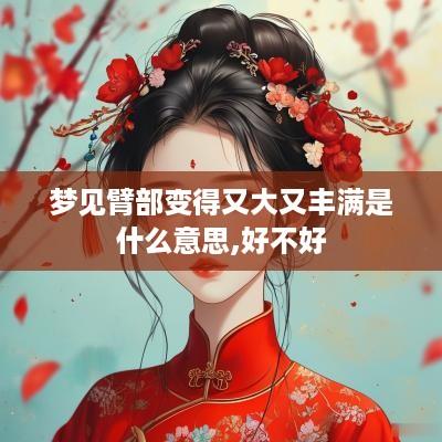 梦见臂部变得又大又丰满是什么意思,好不好