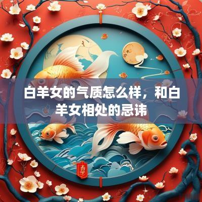 白羊女的气质怎么样，和白羊女相处的忌讳