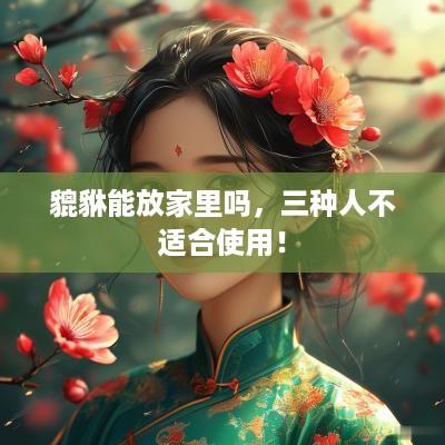 貔貅能放家里吗，三种人不适合使用！