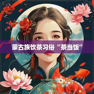 蒙古族饮茶习俗“茶当饭”