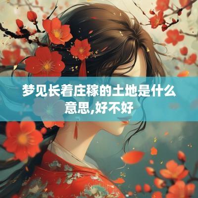 梦见长着庄稼的土地是什么意思,好不好