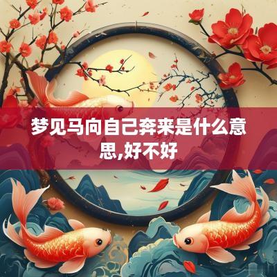 梦见马向自己奔来是什么意思,好不好