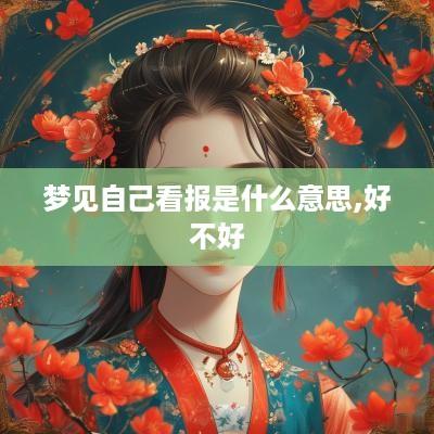 梦见自己看报是什么意思,好不好
