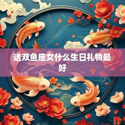 送双鱼座女什么生日礼物最好