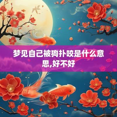 梦见自己被狗扑咬是什么意思,好不好