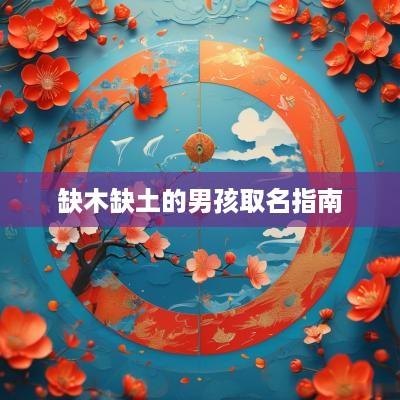 缺木缺土的男孩取名指南