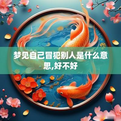 梦见自己冒犯别人是什么意思,好不好
