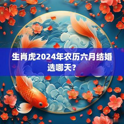 生肖虎2025年农历六月结婚选哪天？