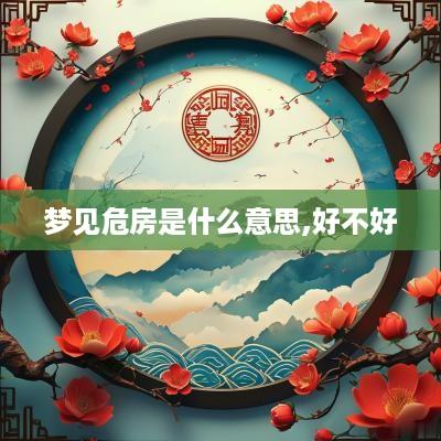 梦见危房是什么意思,好不好
