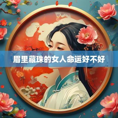 眉里藏珠的女人命运好不好