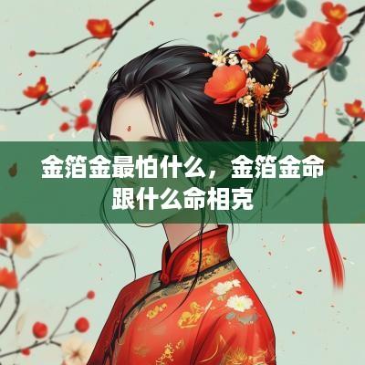金箔金最怕什么，金箔金命跟什么命相克