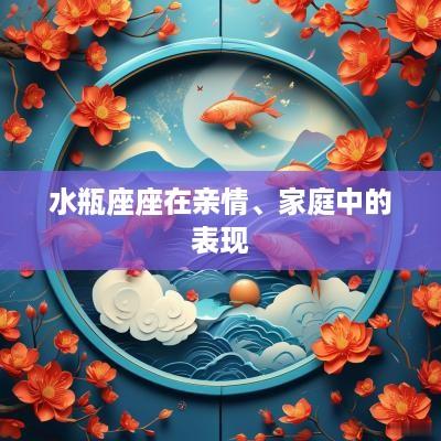 水瓶座座在亲情、家庭中的表现