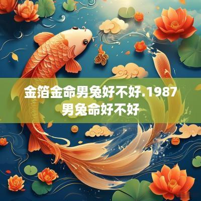 金箔金命男兔好不好.1987男兔命好不好