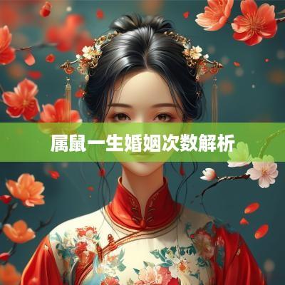 属鼠一生婚姻次数解析