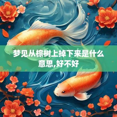 梦见从棕树上掉下来是什么意思,好不好
