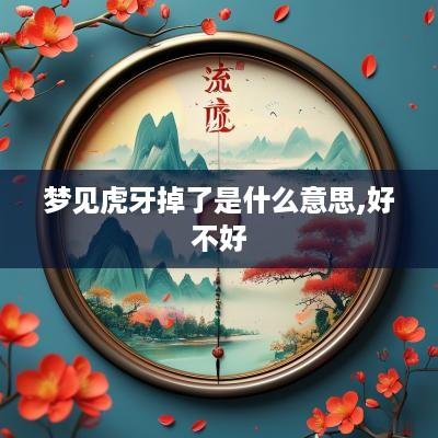梦见虎牙掉了是什么意思,好不好