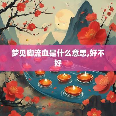 梦见脚流血是什么意思,好不好