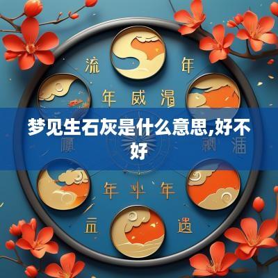 梦见生石灰是什么意思,好不好