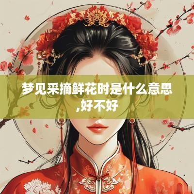 梦见采摘鲜花时是什么意思,好不好