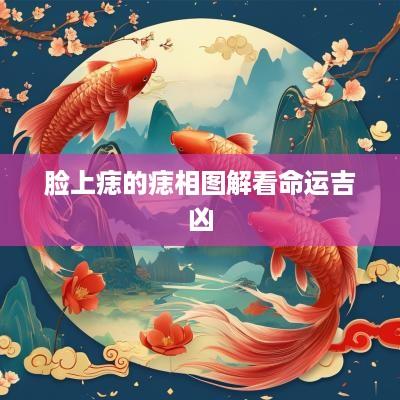 脸上痣的痣相图解看命运吉凶