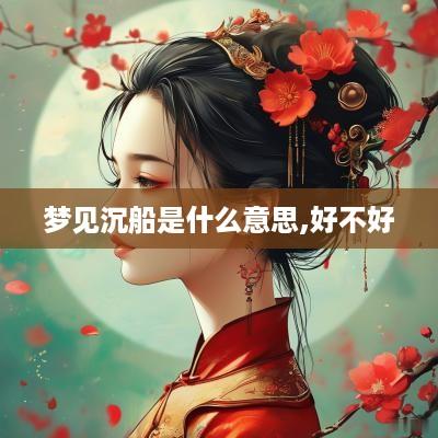 梦见沉船是什么意思,好不好
